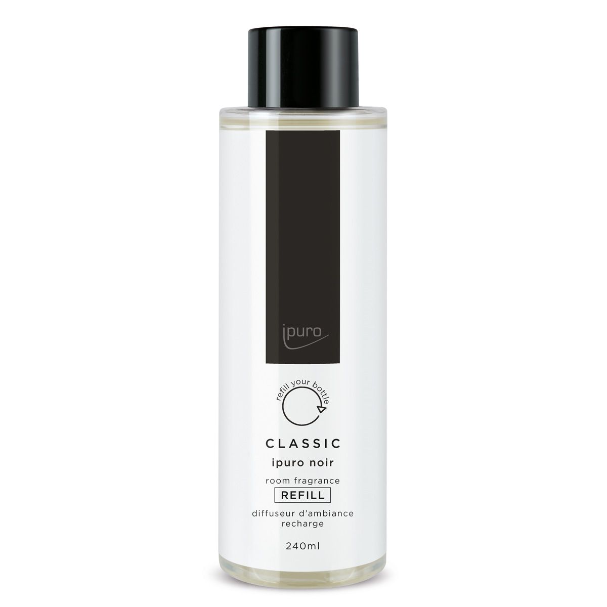 Recharge pour diffuseur de parfum Ipuro noir 240ml