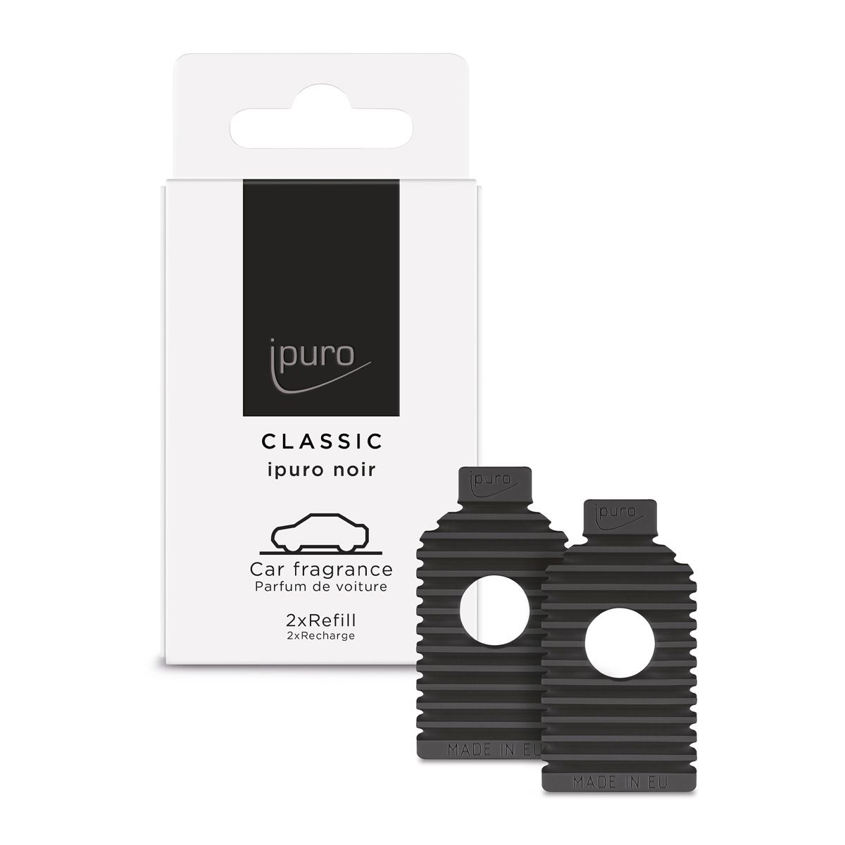 Ipuro car line noir recharge 2 x 9gr