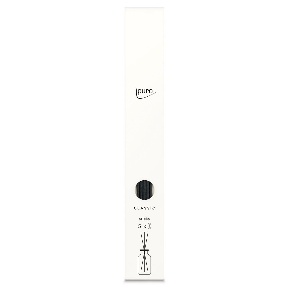Recharge Ipuro sticks noir pour 240ml
