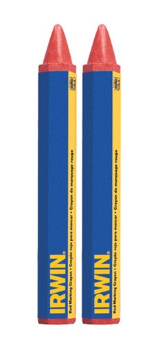 Craie jaune Irwin, dentelée, paquet de 2 - 666062