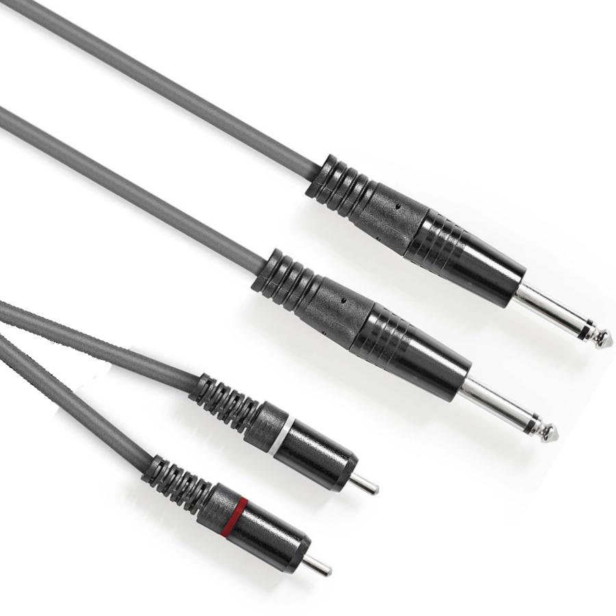 Câble Abi jack vers tulipe