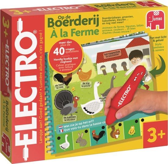 Jeu éducatif de mini-ferme Wonderpen Electro Jumbo