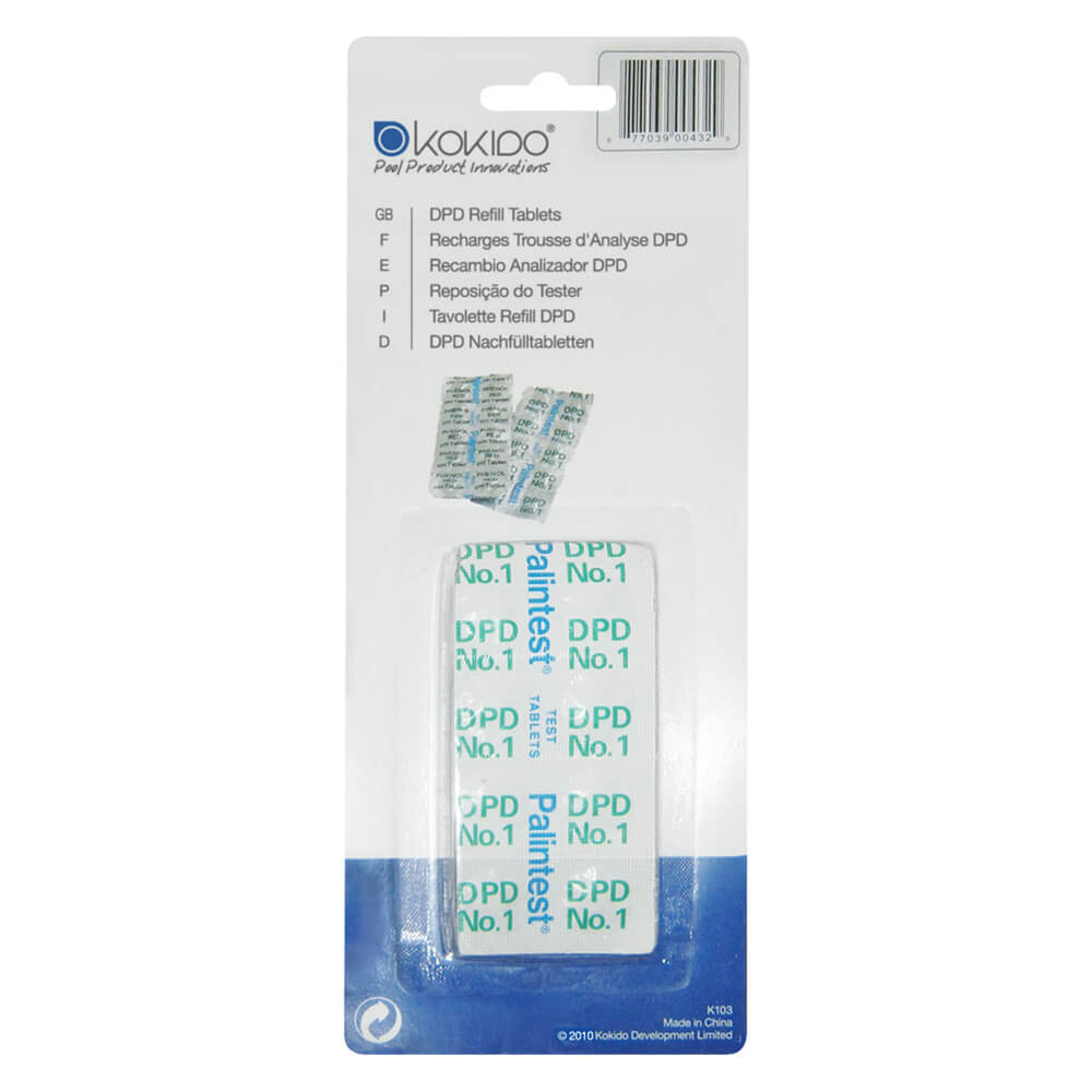 Recharge de kit de test kokido dpd sans marque
