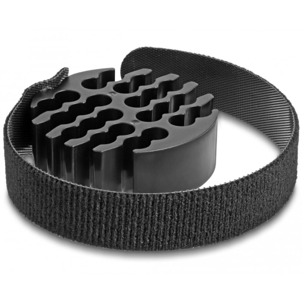 Delock organiseur de câbles avec attache-câbles Velcro noir