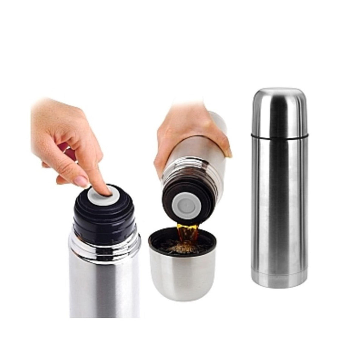 Excellente bouteille isotherme pour articles ménagers, balle de 1 litre en acier inoxydable