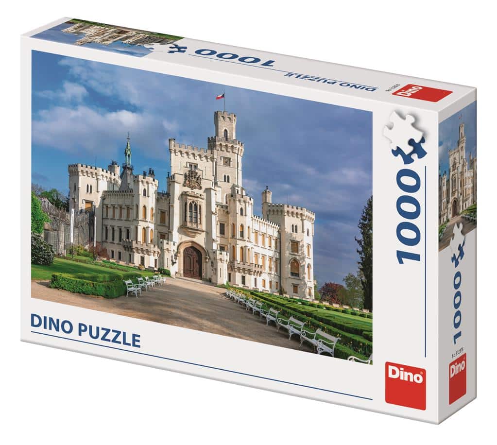 Puzzle dinosaure Dinotoys - Château de Hluboká en République tchèque - 1000 pièces