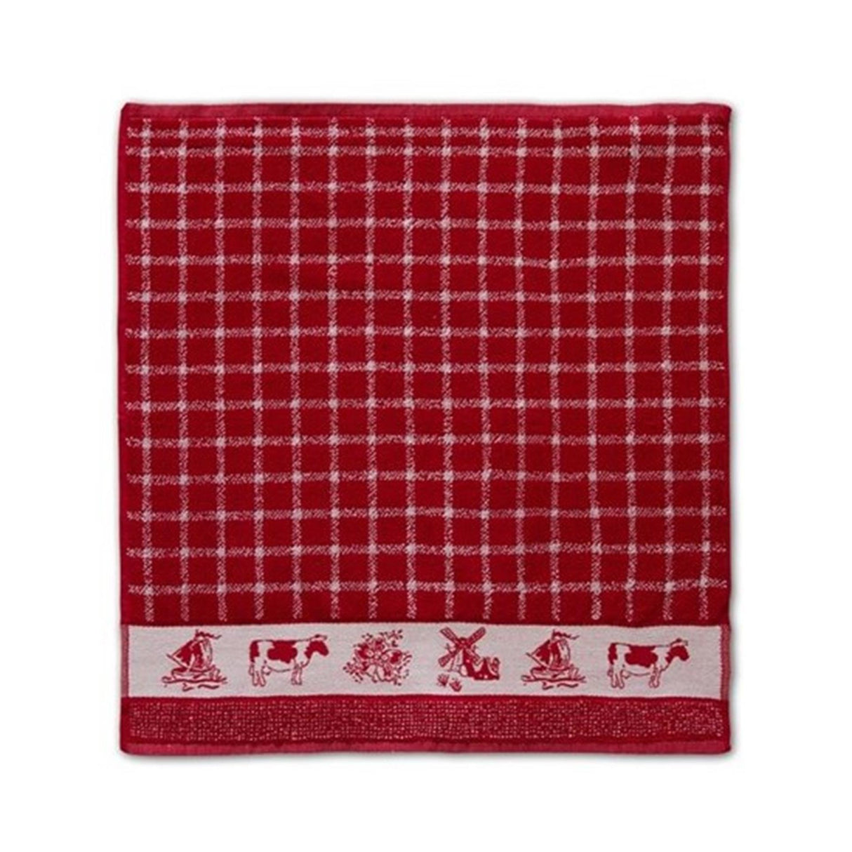 Ddddd torchon de cuisine dutchie 50 x 55 rouge