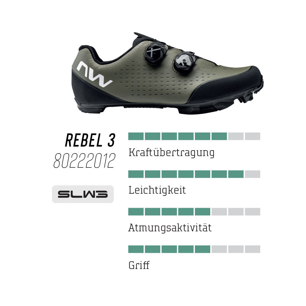Northwave rebel 3 - mtb shoes | 40