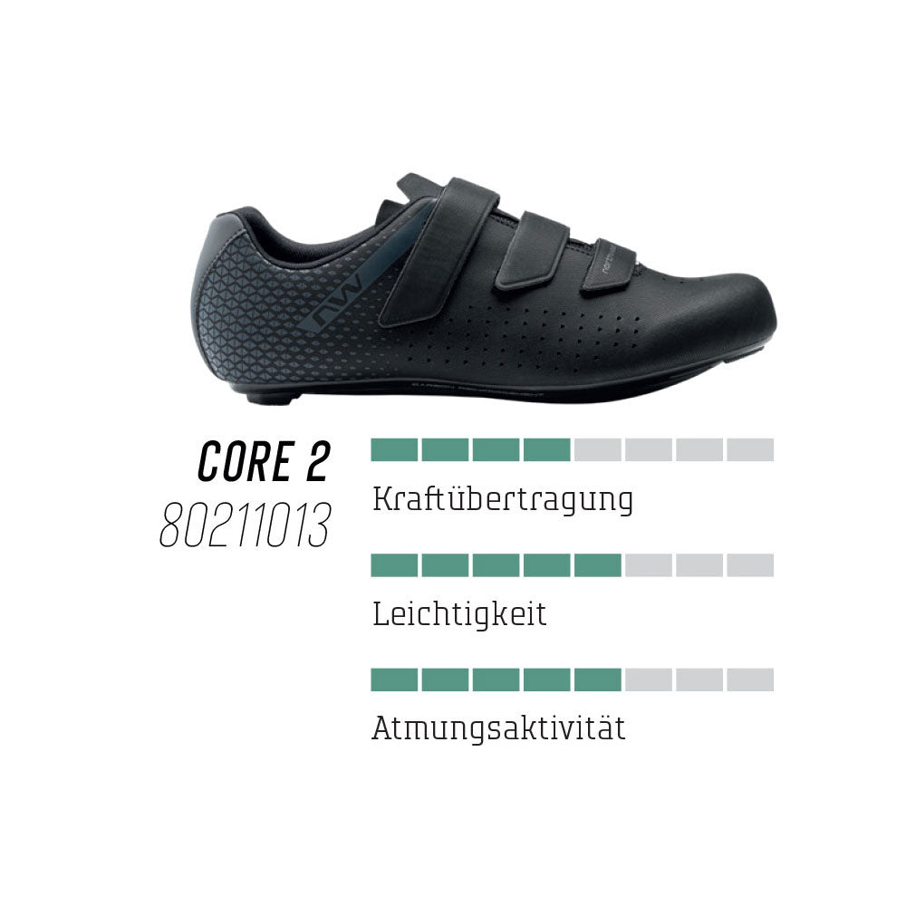 Northwave core 2 - road bike shoes | 43,5