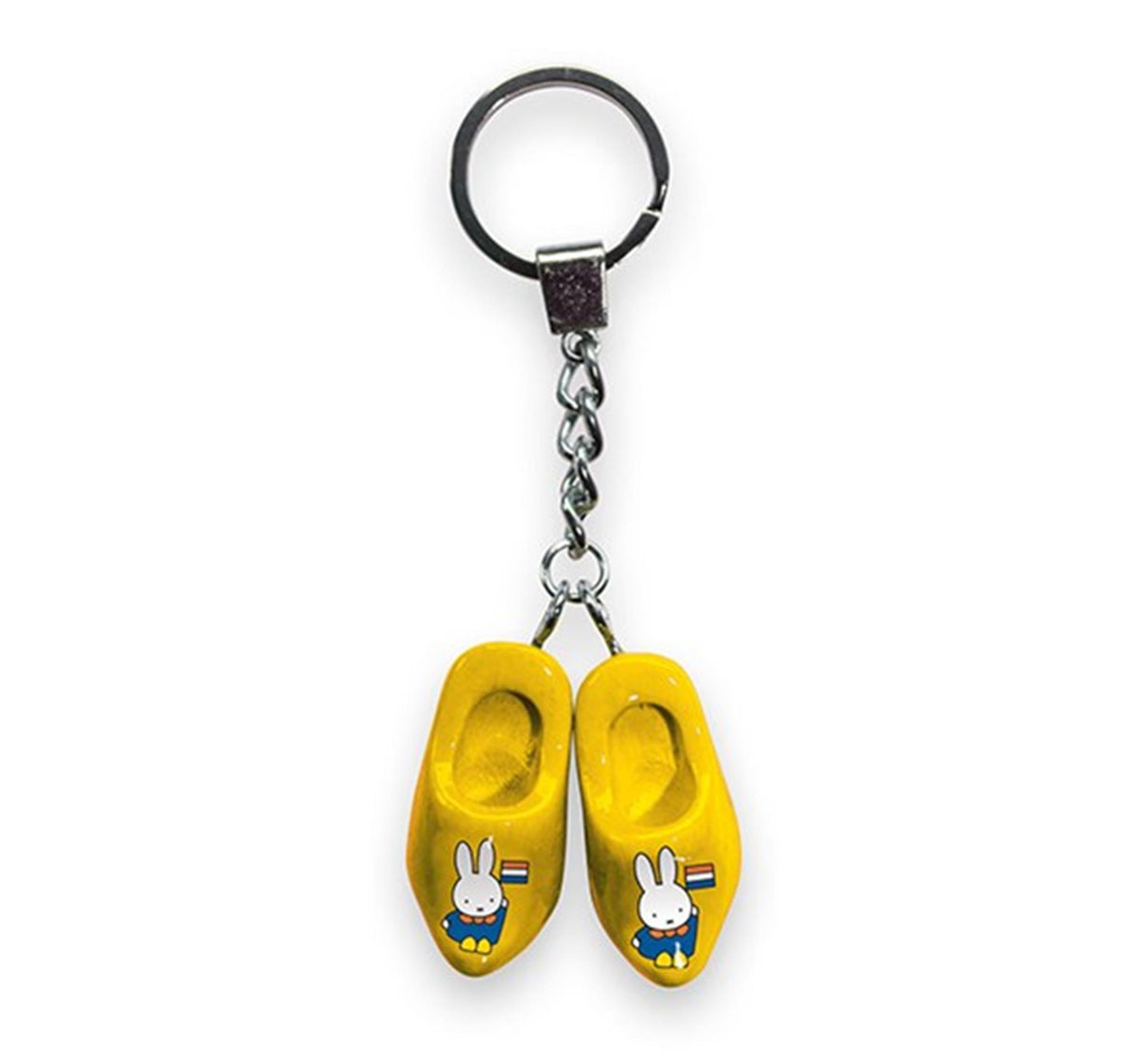 Porte-clés Miffy 2 sabots 4 cm jaune
