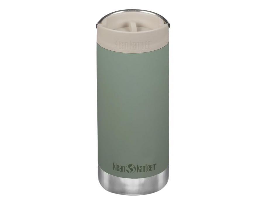 Bouteille thermos Klean Kanteen - grand format - 355 ml (12 oz) - avec bouchon à café - vert