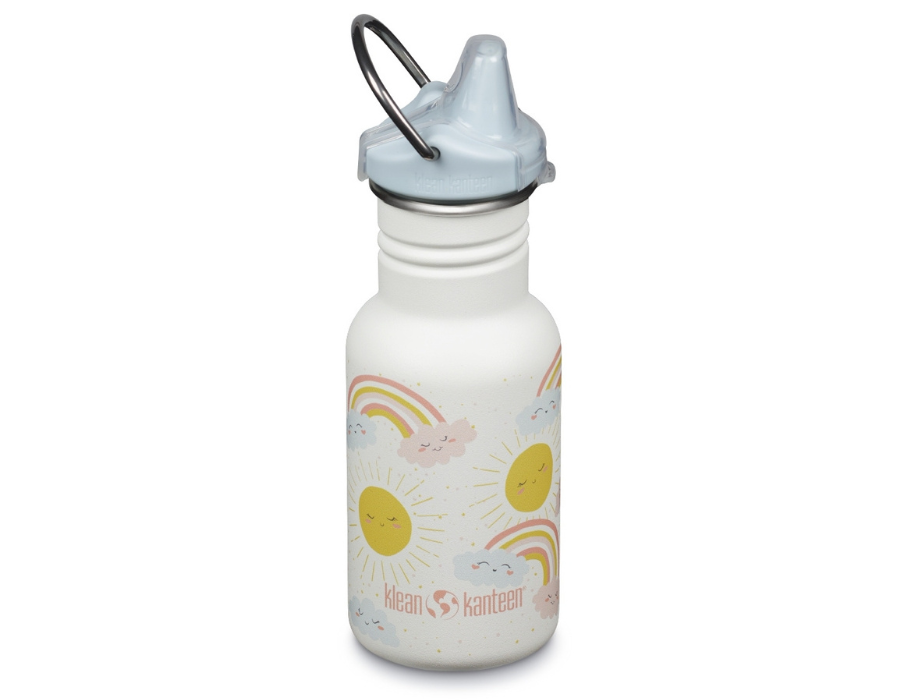 Gourde pour enfants Klean Kanteen avec bouchon sippy - arcs-en-ciel - 355ml