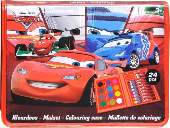 Deltas Disney Pixar Cars - mini boîte de coloriage 24 pièces