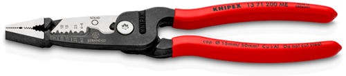 Knipex 13 71 200 moi | tige d'électricien multifonctionnelle | calibres de fil métriques