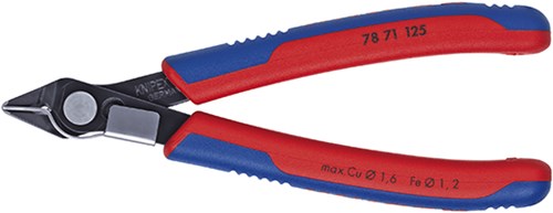 Knipex 7871125 pince coupante latérale de précision super-knips - électronique - 125 mm