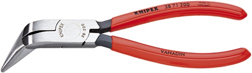 Knipex pince mécanique 70 degrés mors ronds plats 200 mm - 3871200