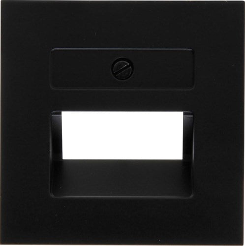 Kopp hk07 plaque de recouvrement noir mat pur utp double - 4624560