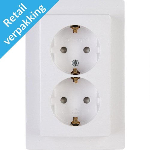 Kopp paris prise encastrable blanc arctique ra double - 4625120
