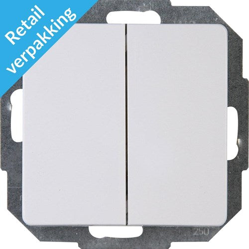 Kopp paris série blanc arctique interrupteur + bascule - 4625020
