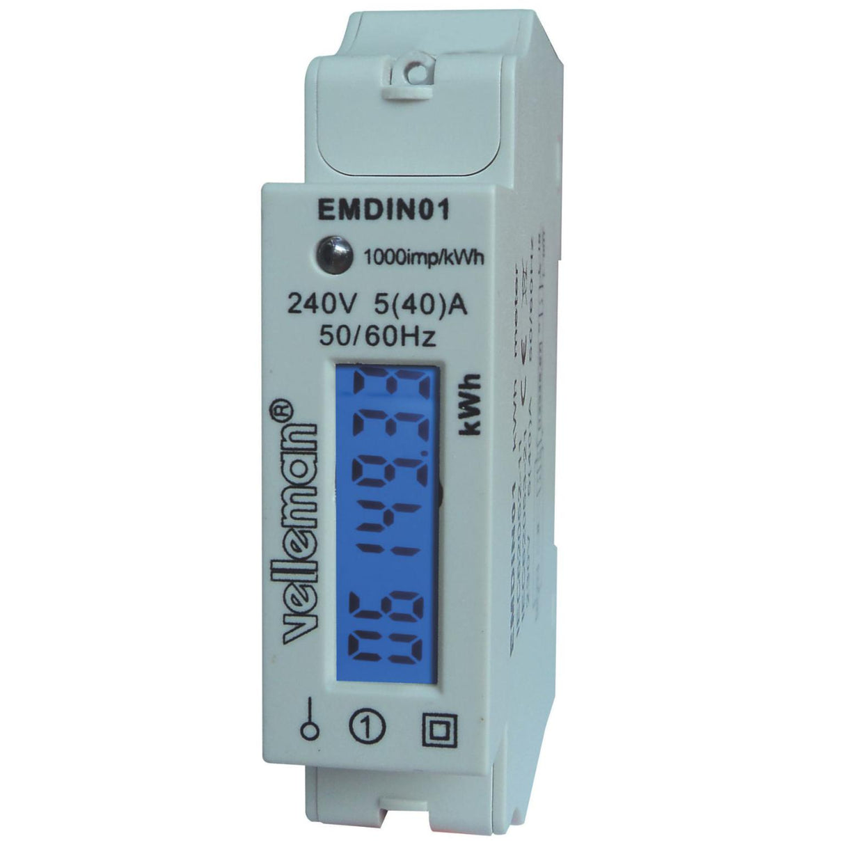 Compteur kWh Imp - 1 phase - 40a