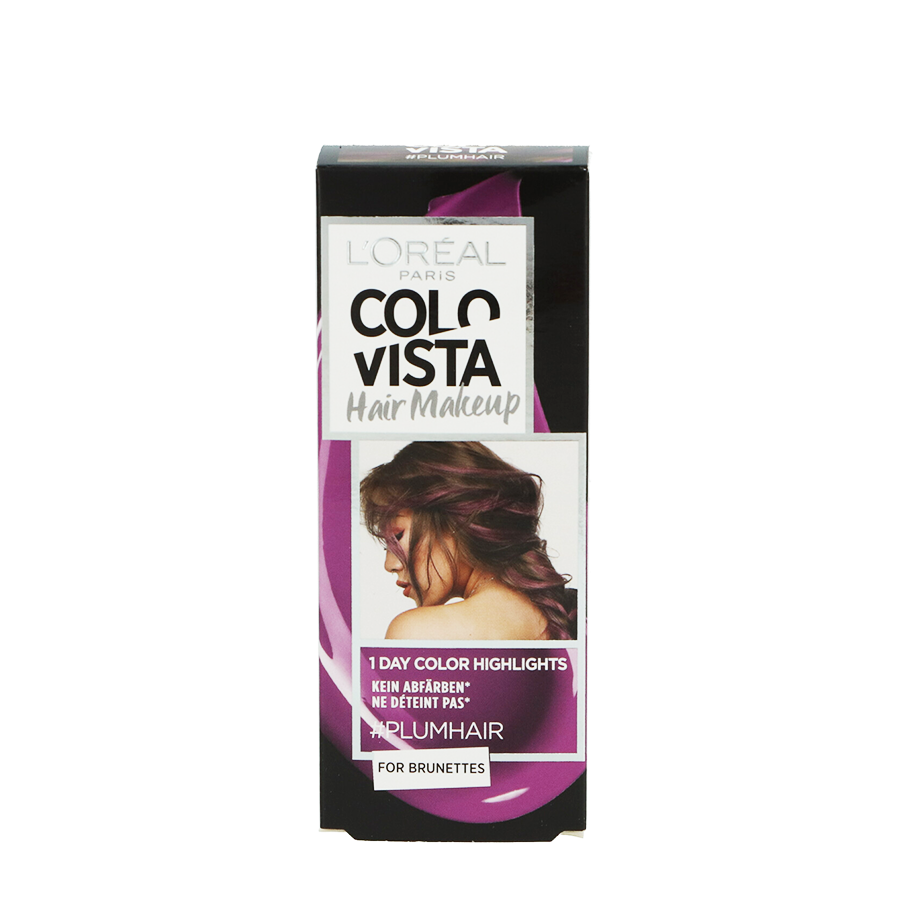 L'oréal haar makeup colovista 1-day plum 30ml