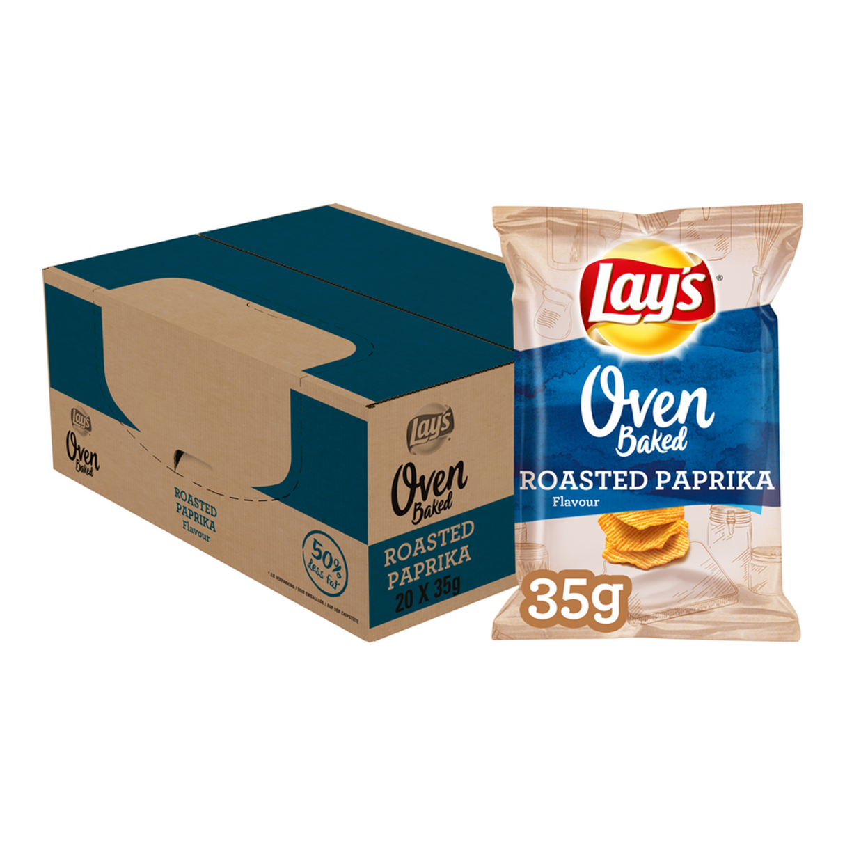 Poivre cuit au four Lay's - chips - 20 x 35 grammes