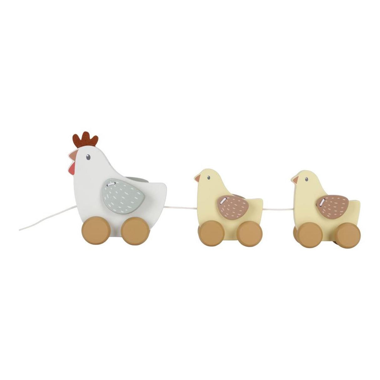 Little Dutch Tiamo Little Farm animaux de trait poulets FSC