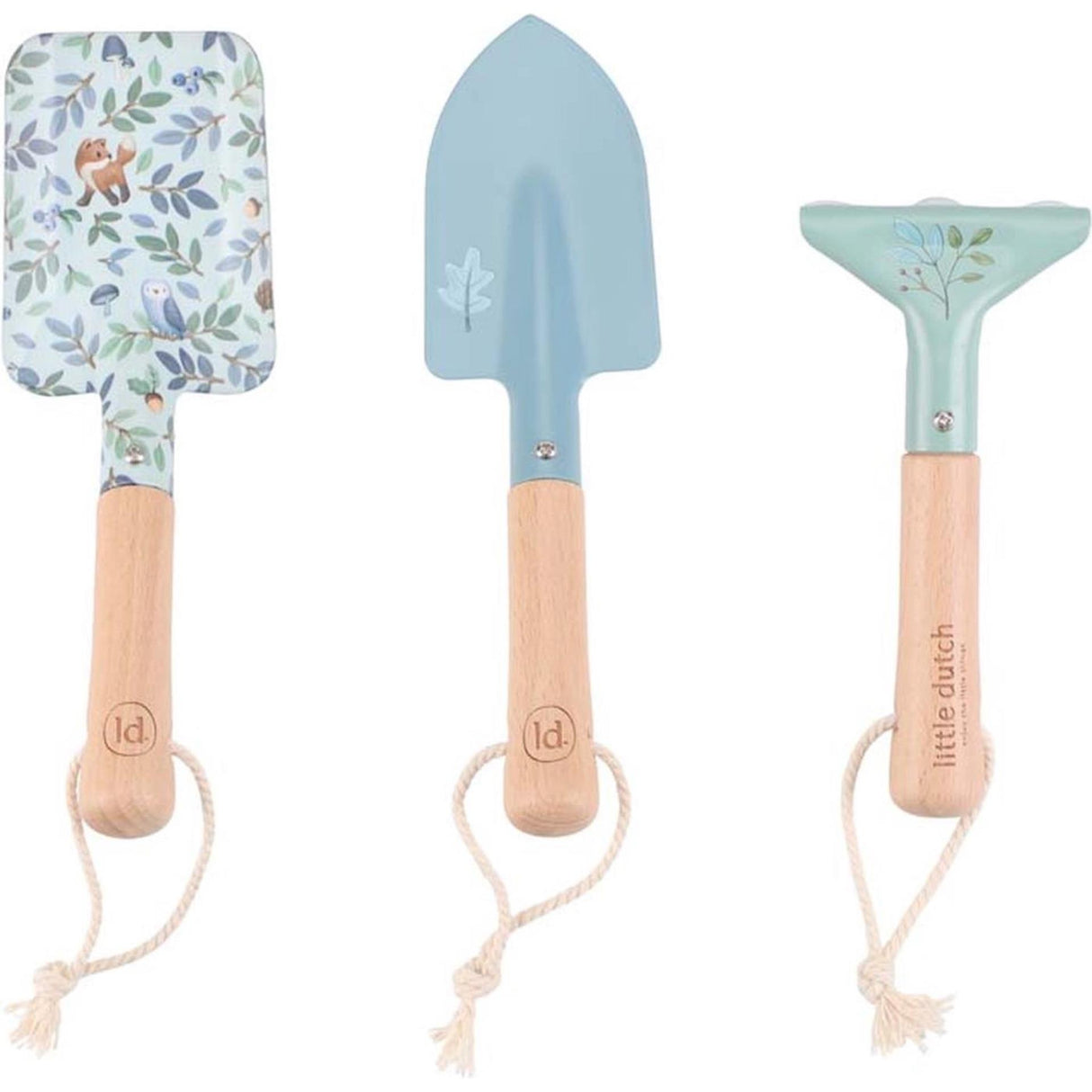 Ensemble d'outils de jardin Little Dutch Forest Friends FSC