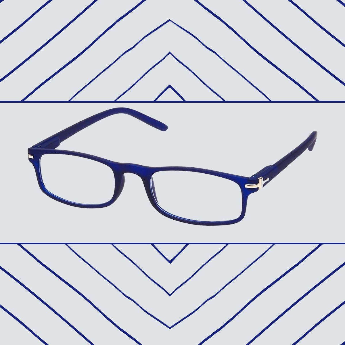 Lunettes de lecture Spectrum bleu mat rectangulaire 3,50