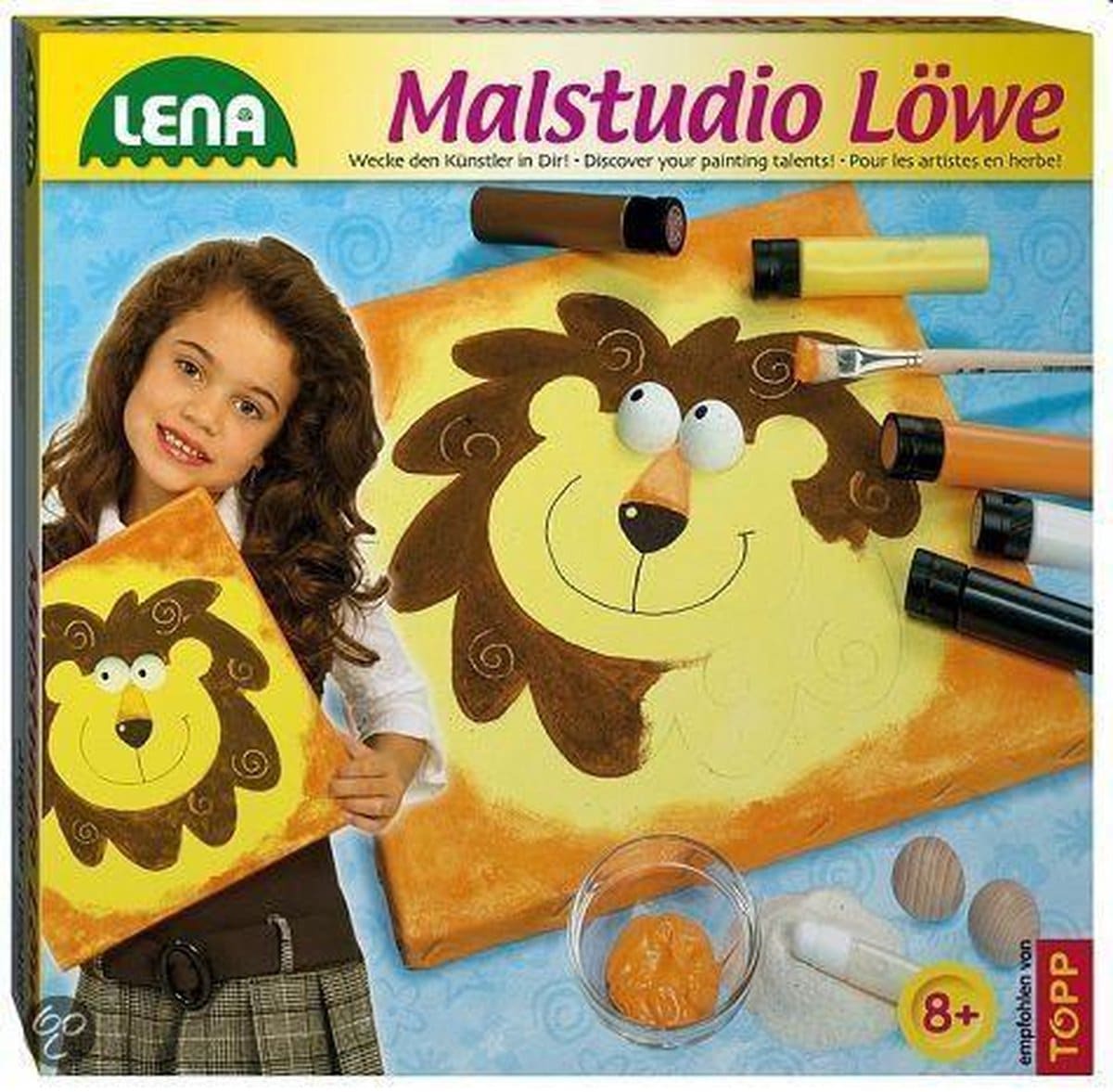Jonotoys Lena Painting Studio Lion, créez les plus belles peintures