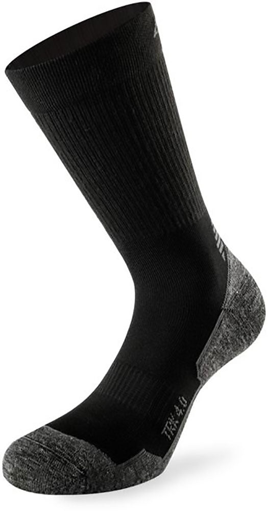 Lenz Walking chaussette Trekking 4.0 Polypropylène noir Gris Gris 39-41