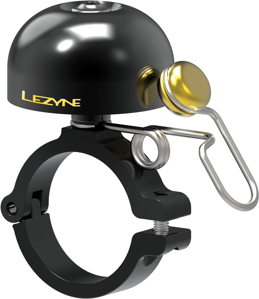 Sonnette de vélo classique en laiton inoxydable Lezyne