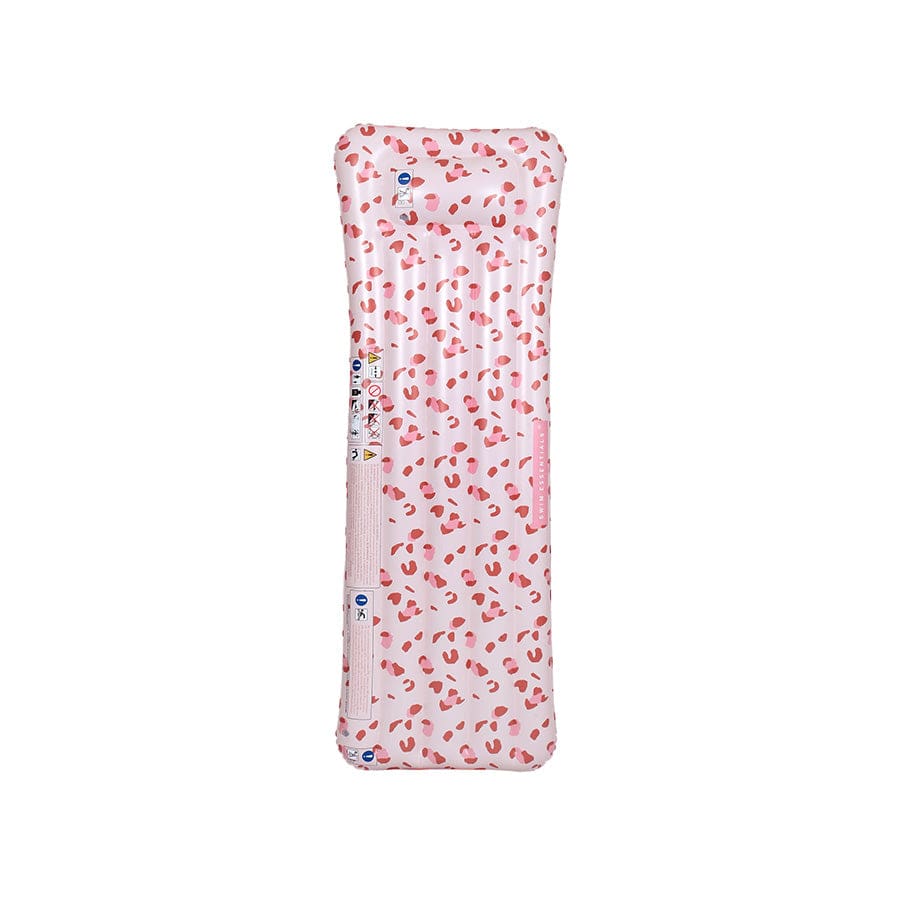 Léopard | matelas pneumatique de luxe vieux rose