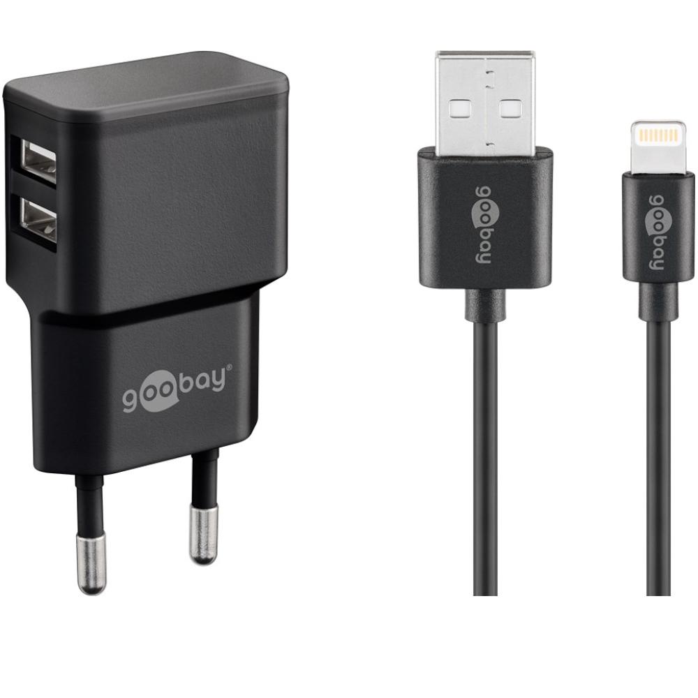 Goobay double chargeur Lightning (12 W)