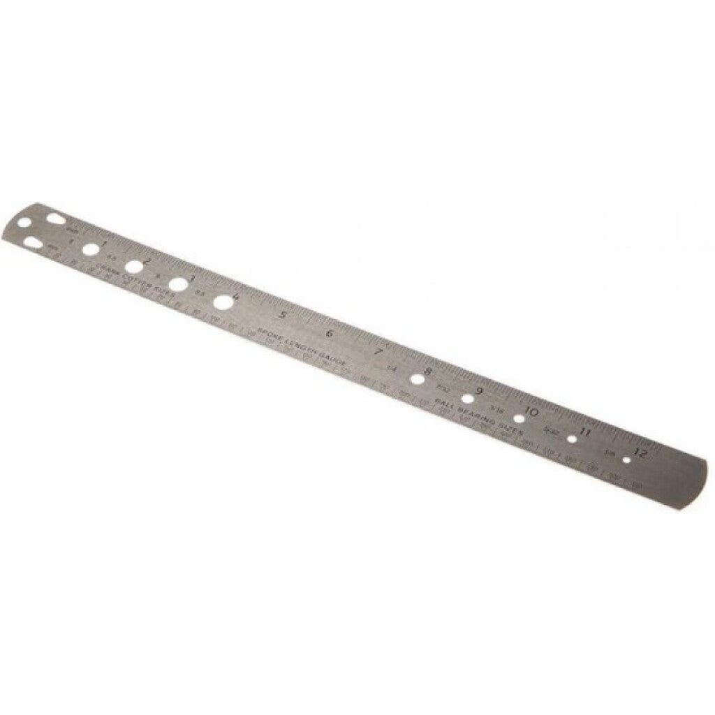 Icetoolz (Buzaglo) Règle et Warpstat 31cm pour les rayons, acier inoxydable