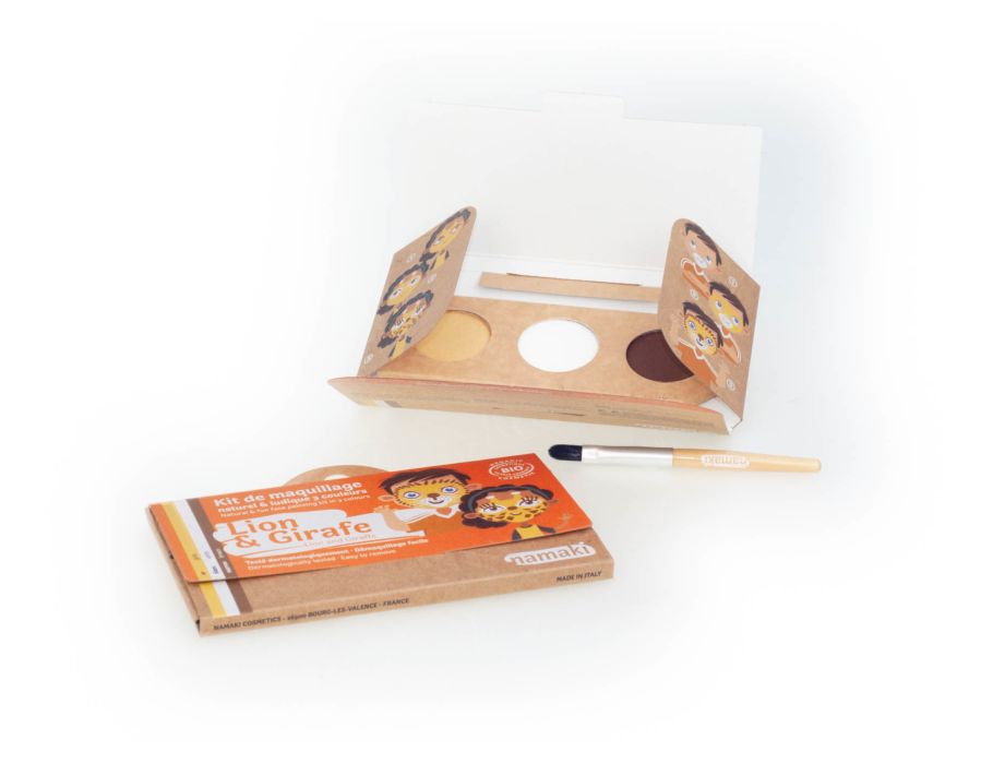 Peinture pour le visage Namaki - girafe lion - 3 couleurs