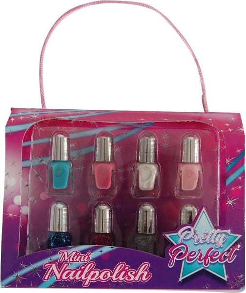 Bongers jouet vernis à ongles uni et avec des paillettes assez parfait 8 pièces