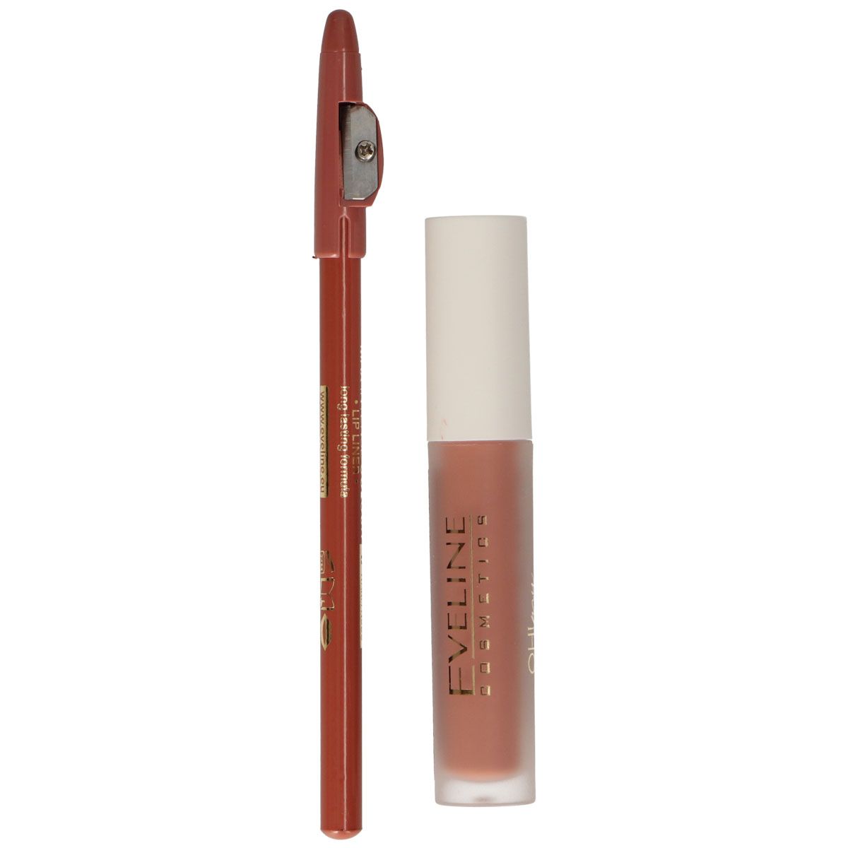 Eveline oh! mes lèvres kit de lèvres liquide mat et soyeux no. 14 truffes au chocolat