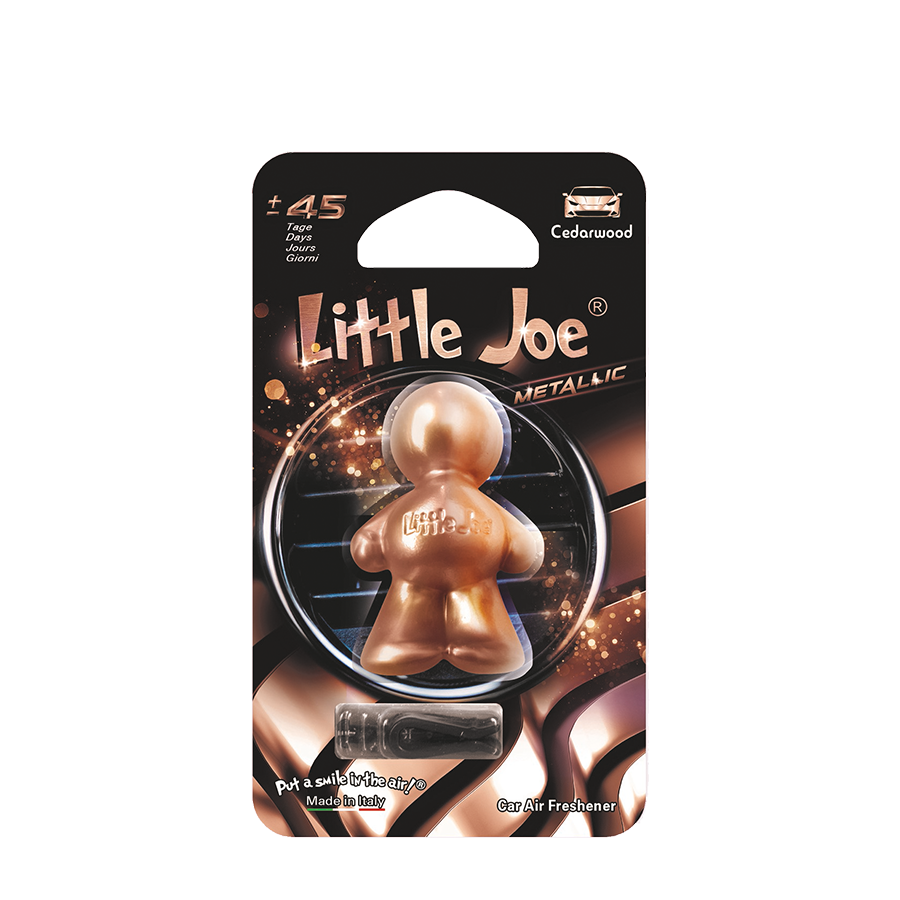 Little joe car air freshener metallic cedarwood