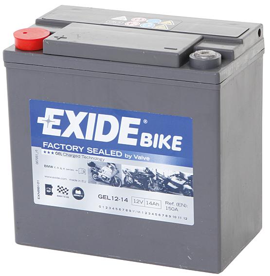 Exide batterie g12-14 gel din 51214