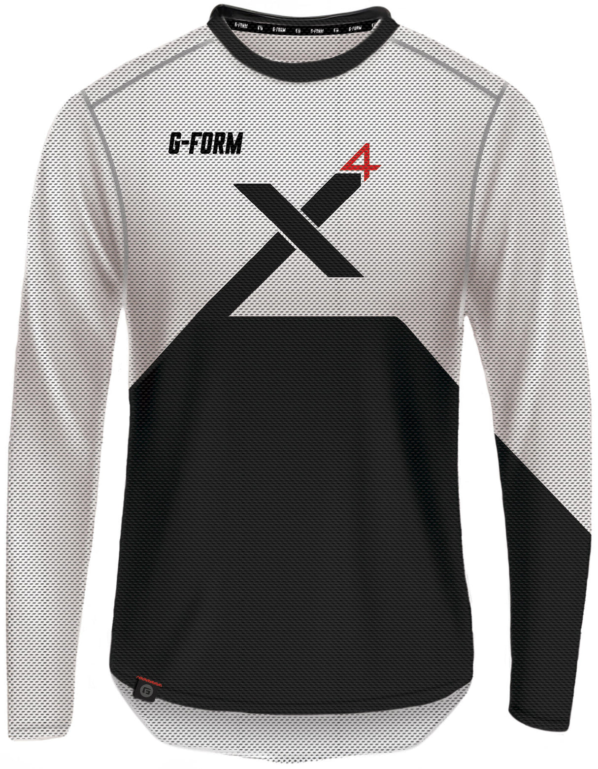 Chemise à manches longues G-form pro x-4 taille l blanc bl.