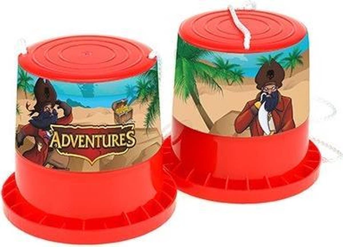Toi-toys 2 blocs de marche pirate avec corde