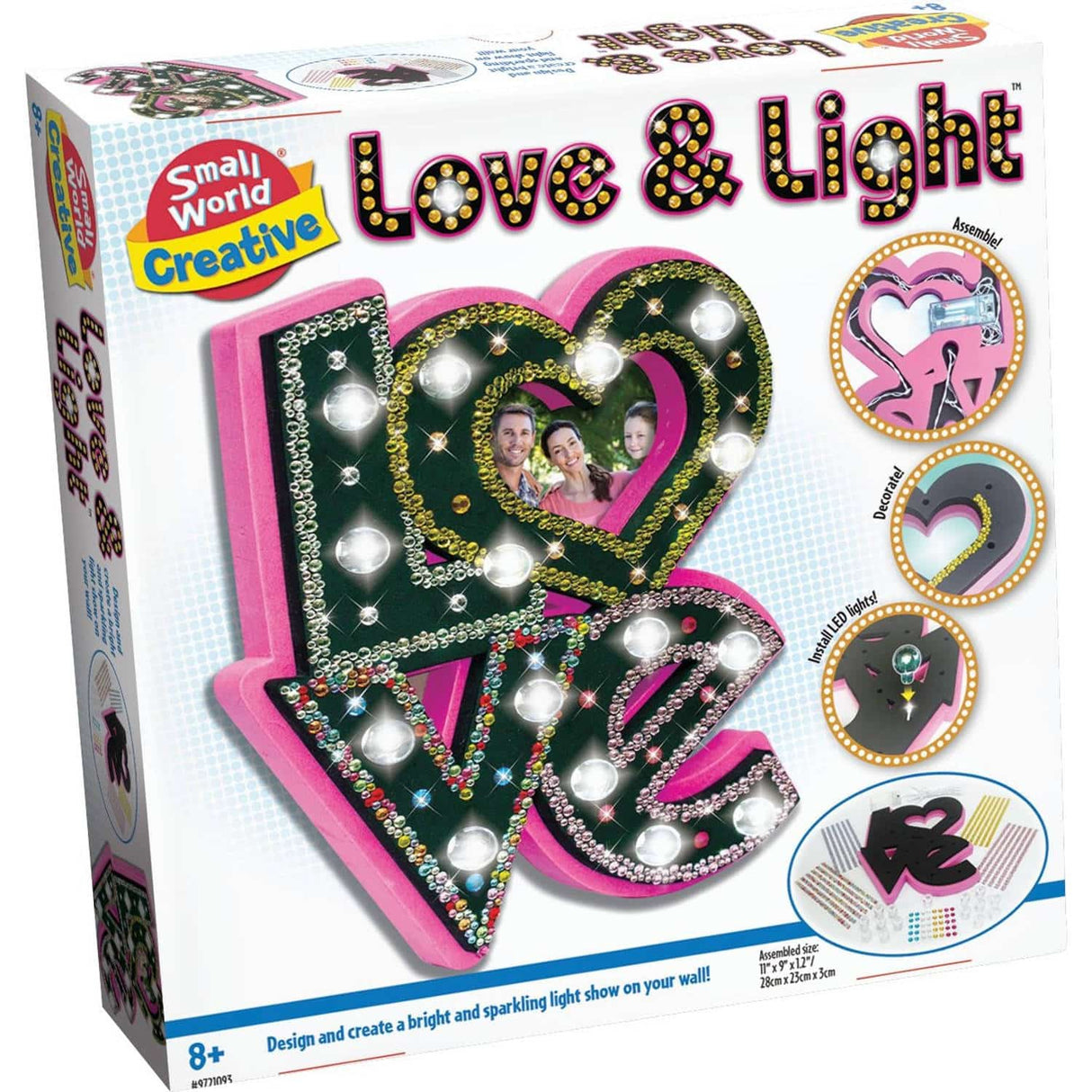 Unité de marque amour et lumière, concevez votre propre spectacle de lumière pour votre mur