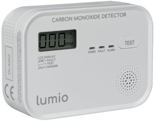 Enzo lumio7900605 détecteur de monoxyde de carbone | batterie LCD | lumière - 7900605