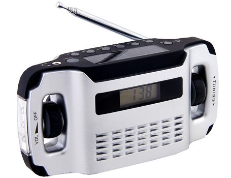 PowerPlus Radio Lynx - Windable + Lampe de poche