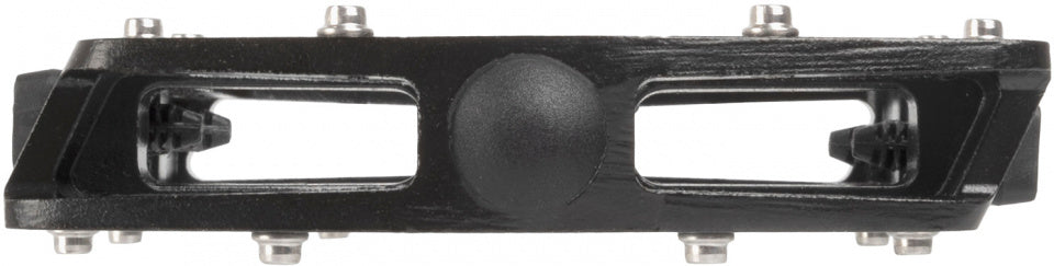 Pédale plat régulier de l'onde M 93 x 97 x 20 mm en aluminium noir