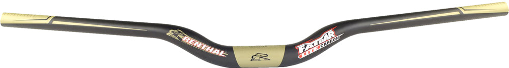 Guidon Renthal v2 fatbar lite carbone riser 760 mm