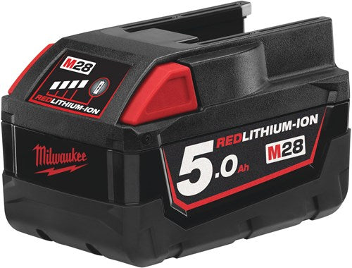 Batterie Milwaukee m28 b5 (28 v 5,0 ah li-ion) - 4932430484