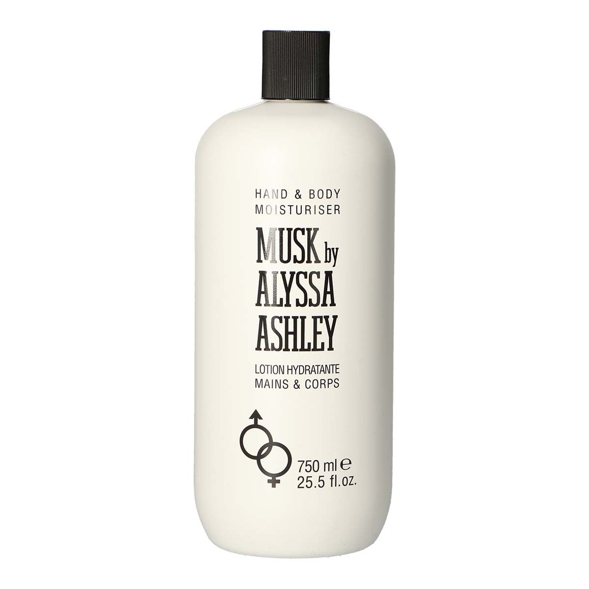 Alyssa Ashley lotion pour le corps musc 500 ml + 250 ml bonus unisexe