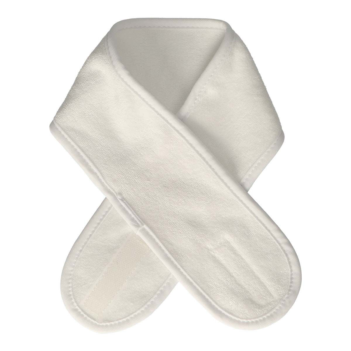 Pour coiffeurs, bandeau de maquillage blanc, fermeture velcro